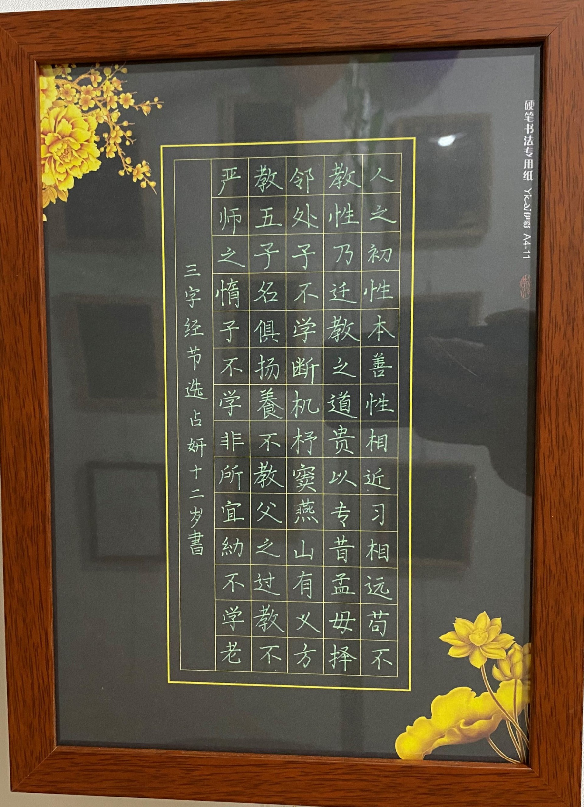 書(shū)法作(zuò)品展示